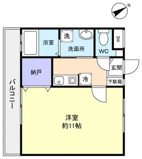 リヴェール南ユーカリが丘【2階】の間取り