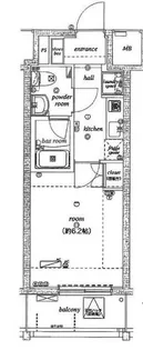 アベニール大塚【7階】の間取り