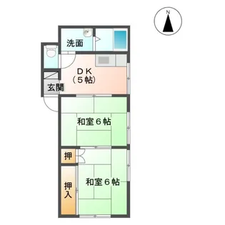 プレジール幸【2階】の間取り