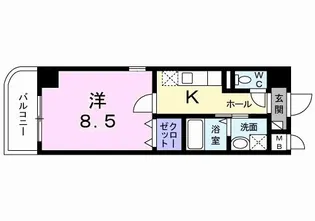大阪府大阪市北区天神橋1【マンション】の間取り