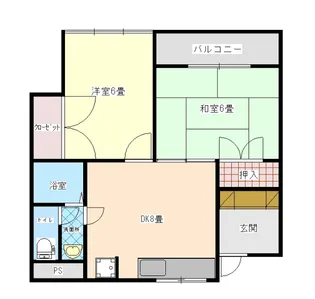 共和ビルNo.5【4階】の間取り