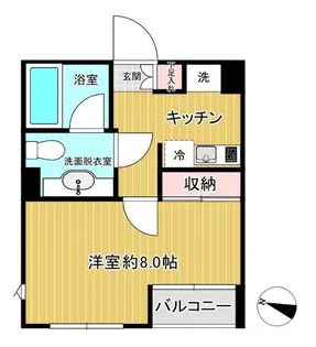 東京都新宿区中落合2【マンション】の間取り