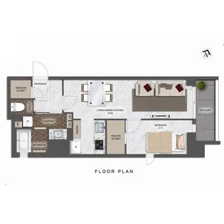 東京都北区東十条2【マンション】の間取り