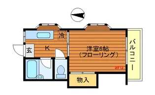 東京都武蔵野市吉祥寺東町3【アパート】の間取り