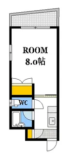 第2井上ビル【9階】の間取り