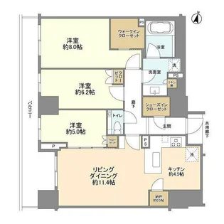 ブランズ本郷【11階】の間取り