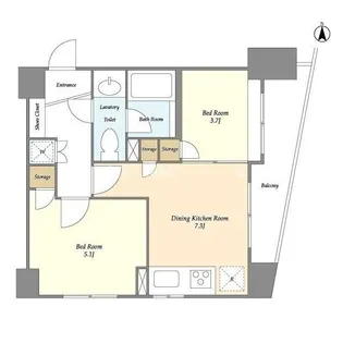 BPRレジデンス代々木【11階】の間取り