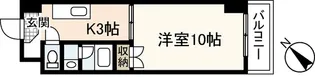 ラフィネ牛田本町【4階】の間取り