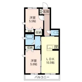 グランエスパシオI【3階】の間取り