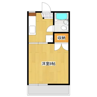 パークサイド岸【2階】の間取り