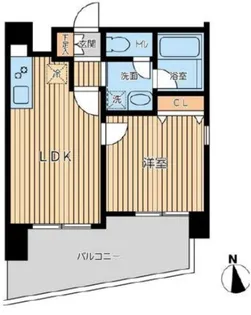 オーキッドレジデンス三ノ輪2【8階】の間取り