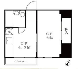 D三ノ輪【4階】の間取り