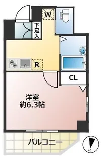Verona多摩川【5階】の間取り