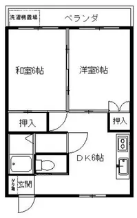 フジハイムII【3階】の間取り