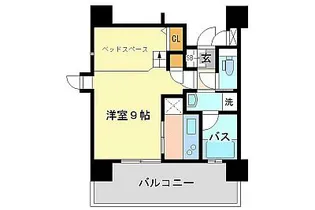 アクタス薬院III【4階】の間取り