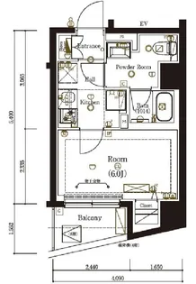MA-RO弘明寺【3階】の間取り