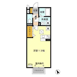 メゾン成田【1階】の間取り