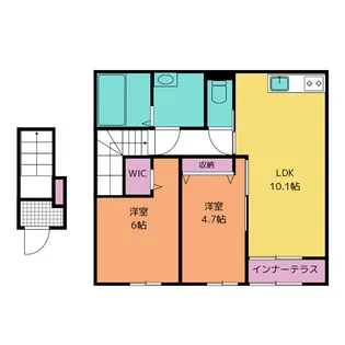 サンエリーハイム【2階】の間取り