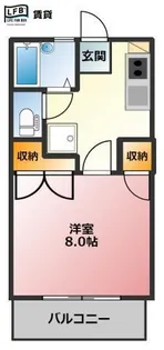 ハイツウインディ【2階】の間取り