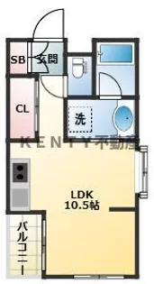 パークアベニュー【4階】の間取り
