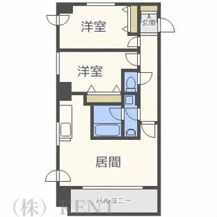 JP noie 円山表参道(旧ルクレ円山表参道【8階】の間取り