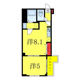 Maison de Lily【1階】の間取り