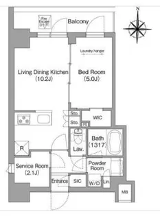 コンフォリア本所吾妻橋II【3階】の間取り