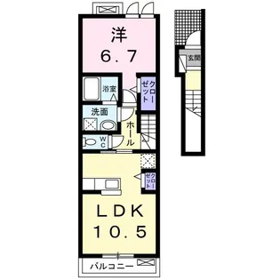 エル・クラシコ【2階】の間取り