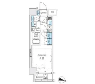 GLACIER大塚【4階】の間取り