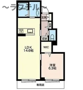 ラ フォレスタIII(ラ フォレスタIII)【1階】の間取り