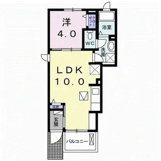 プランドールM【1階】の間取り