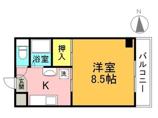 レガートヴェルティエ【2階】の間取り