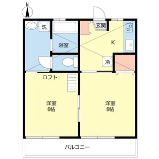 メゾンアイ東葛西II B棟【2階】の間取り