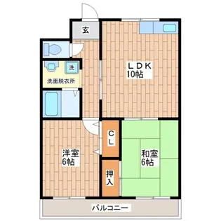 エムグランツ光陽【4階】の間取り