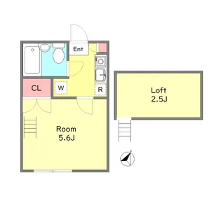 フローラガーデン【2階】の間取り
