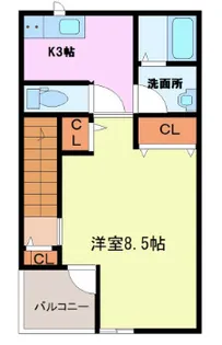 Mitte【2階】の間取り