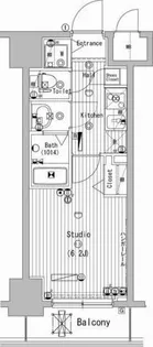 グランド・ガーラ横濱万世町【4階】の間取り