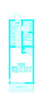 モンステラ渡田【2階】の間取り