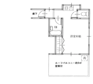 ブラッサム矢向【2階】の間取り