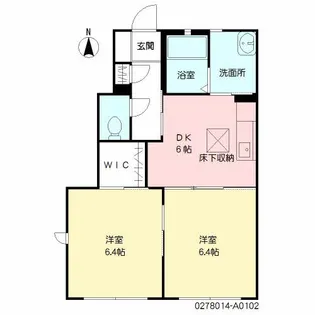 ソレイユ新郷II【1階】の間取り