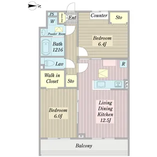 グラン・ファースト【2階】の間取り