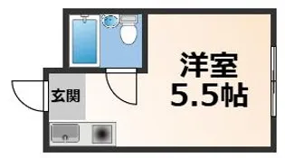 ユーケンビルII【4階】の間取り