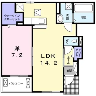 シャルム【1階】の間取り