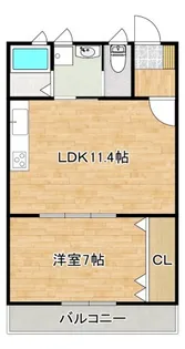 マンションEX XII【1階】の間取り