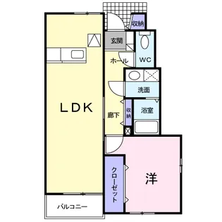 ヒューゲルヴィラ【1階】の間取り
