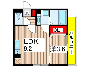 Capital Court【1階】の間取り