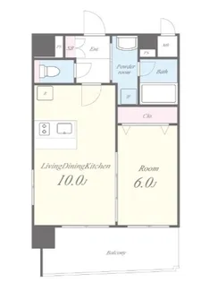 ESPERANZA AZABU エスペランザアザブ【3階】の間取り