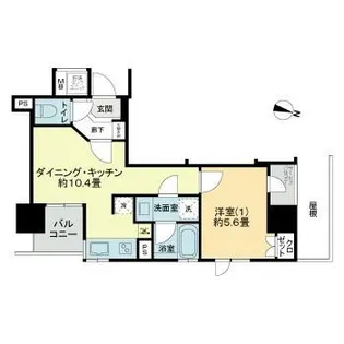 ザ・ライオンズ定禅寺タワー【6階】の間取り