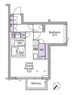 イプセ代々木レジデンス【2階】の間取り