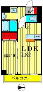 レジデンスフジミ【6階】の間取り